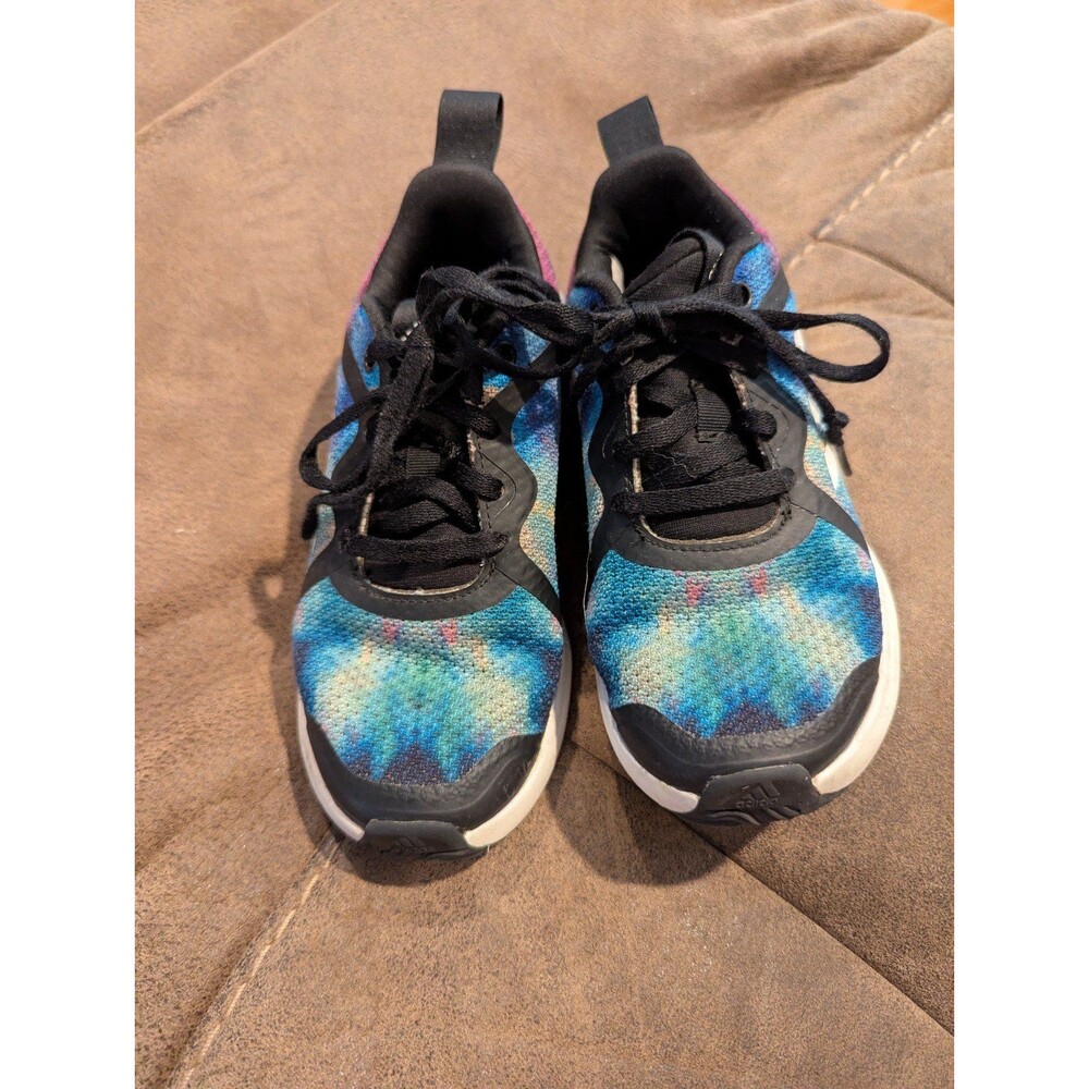 Kids Adidas size 12 great condition Watercolor Look Blues Purples 12Y Tie Dye